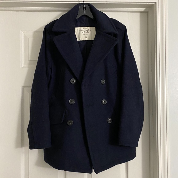Abercrombie & Fitch Other - Abercrombie & Fitch Navy Coat